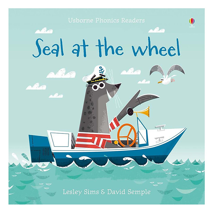 Sách Usborne Phonics Readers: Seal At The Wheel