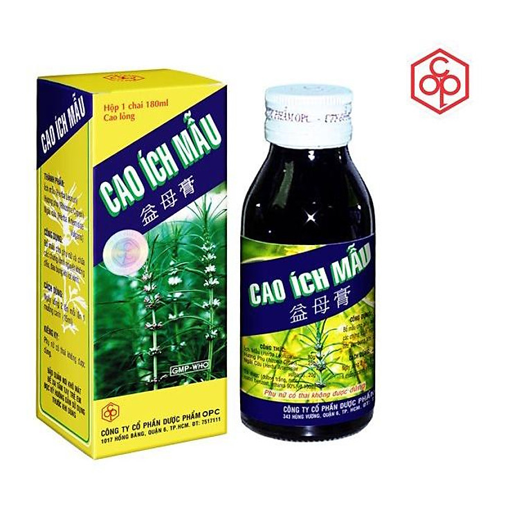 CAO ÍCH MẪU OPC (Chai 100ml-180ml) - Giúp điều hòa kinh nguyệt, rối loạn kinh nguyệt, giảm đau bụng kinh -Hàng chính hãng OPC