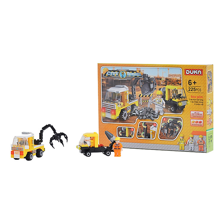Đồ chơi ghép hình Duka - Xây thành phố Chính hãng Giá rẻ - Hình ảnh 3