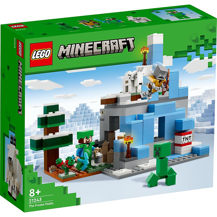 LEGO Minecraft 21243 Đỉnh Núi Băng Chính hãng Tiết kiệm - Hình ảnh 3