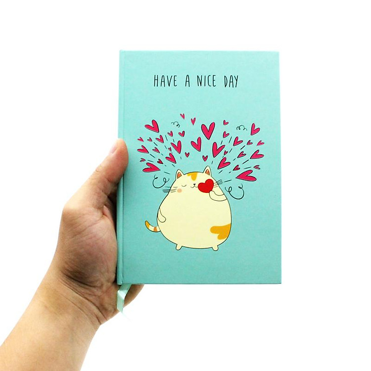 Sổ Bìa Cứng Kẻ Ngang 80gsm - Have A Nice Day (Màu Xanh) - Ảnh 7