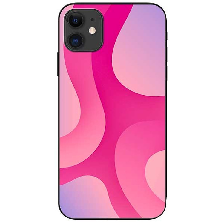 Ốp lưng dành cho Iphone 12 Mini mẫu Họa Tiết Đỏ Cam