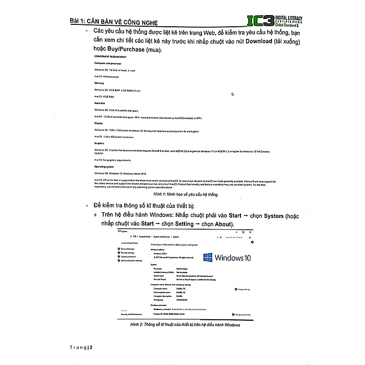 Tăng Cường Tin Học Quốc Tế - IC3 - GS6 Level 3 (Tái Bản 2024) - Ảnh 6