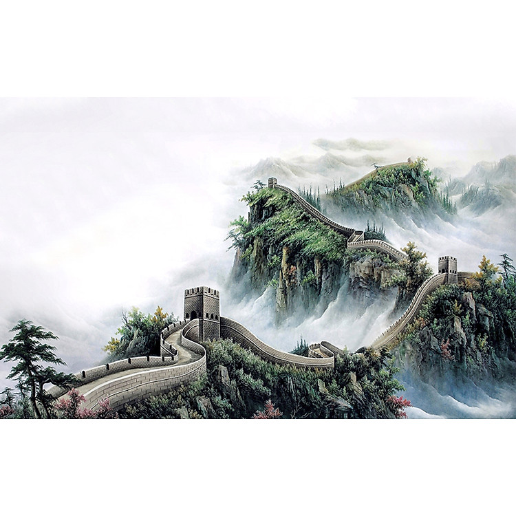 Bộ tranh xếp hình 1000 mảnh Vạn Lý Trường Thành Chính hãng Giá tốt - Hình ảnh 2