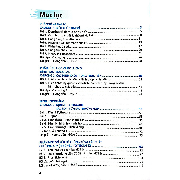 Bài Tập Toán 8 - Tập 1 (Chân Trời Sáng Tạo) (2023) - Ảnh 4