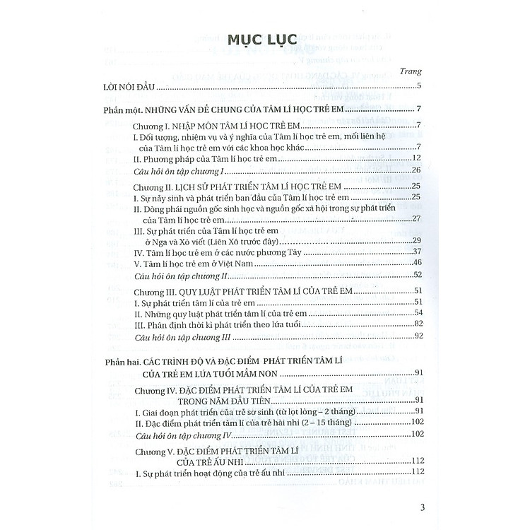 Tâm Lí Học Trẻ Em Lứa Tuổi Mầm Non - Ảnh 2