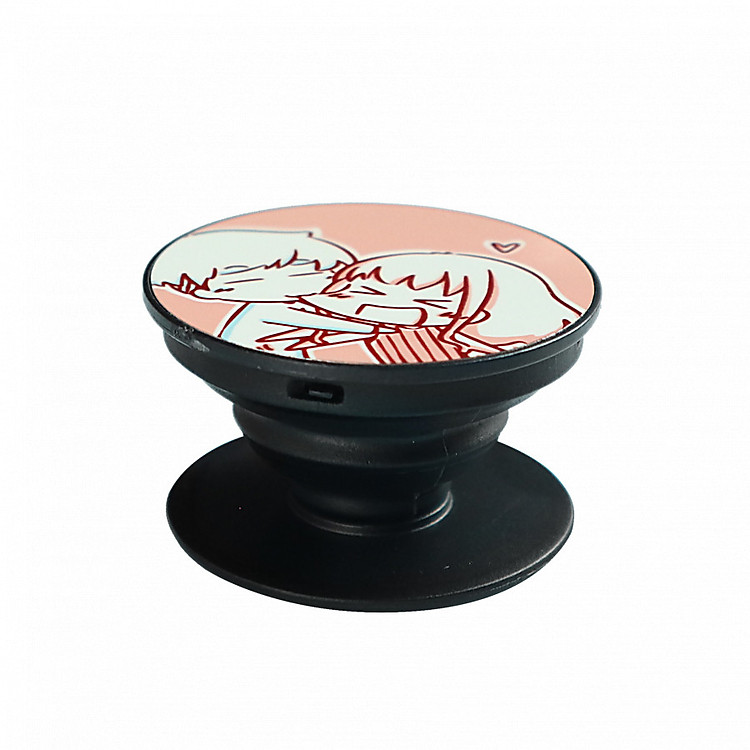 Giá đỡ điện thoại tình yêu - Hồng