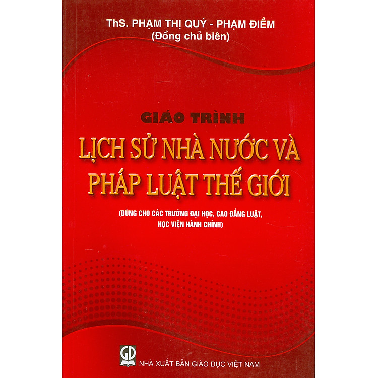 Giáo trình Lịch sử nhà nước và pháp luật thế giới
