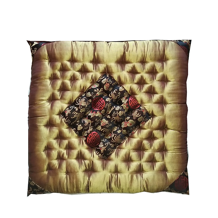 Tấm nệm bệt/tựa lưng ghế sofa gỗ ( 2 cái màu vàng)