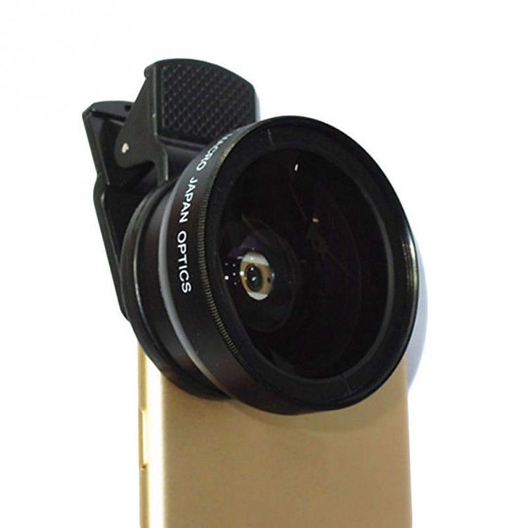 Bộ kính Lens góc rộng, Macro cho điện thoại 0.45X Aturos 49UV - Hàng chính hãng