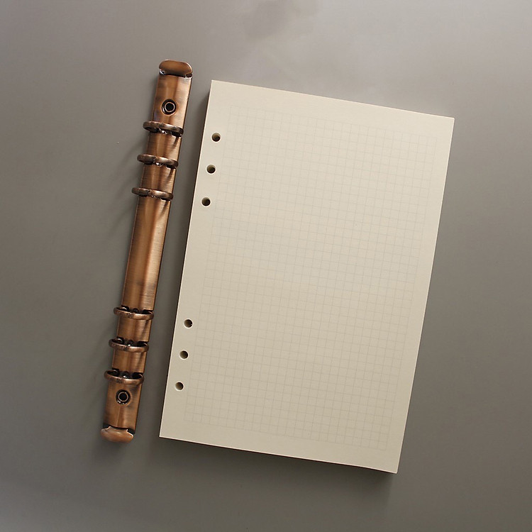 Tập 45 tờ giấy refill cỡ A5 6 lỗ nhiều mẫu tùy chọn