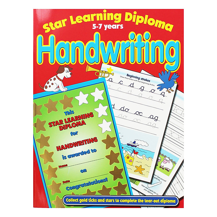 Sách Star Learning Diploma: 5-7 Years Handwriting