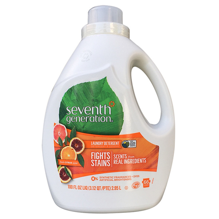 Nước Giặt Thiên Nhiên 2X Đậm Đặc Hương Cam Quýt Seventh Generation (2.95L)