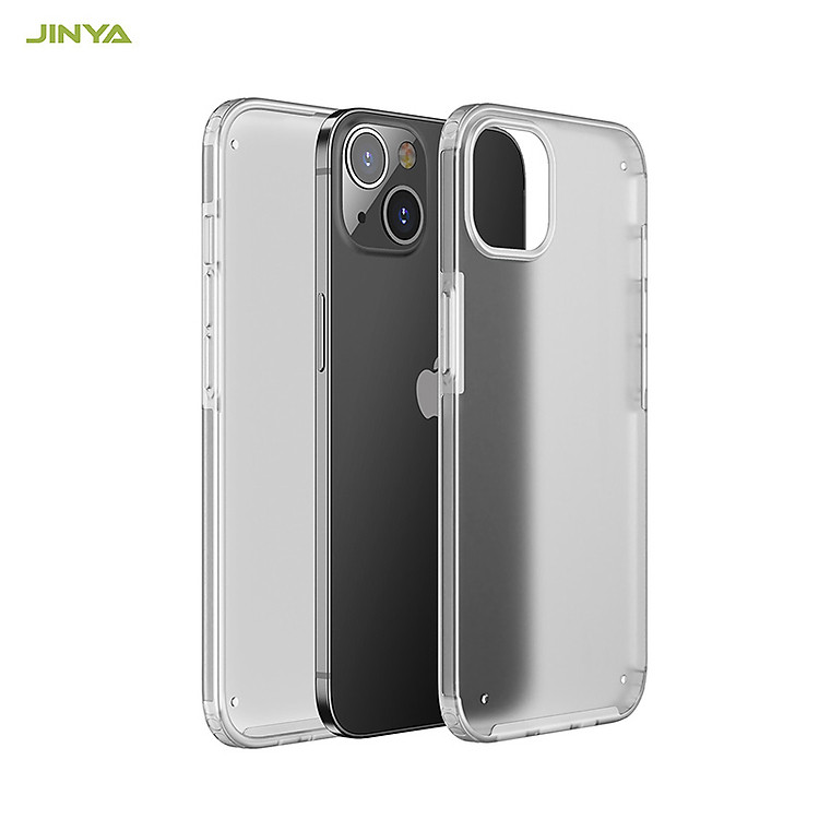 Ốp lưng nhám chống vân tay JINYA ARMOR CLEAR dành cho iPhone 13 Promax/ 13Pro/ 13_ Hàng Chính Hãng