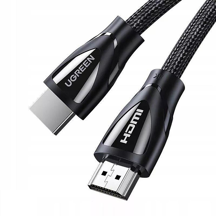 Cáp HDMI 2.1 3M 2.1 8K 60Hz 48Gbps 4k 120 hz màu đen độ phân giải siêu Cao Ugreen HD80404W140 - Hàng chính hãng