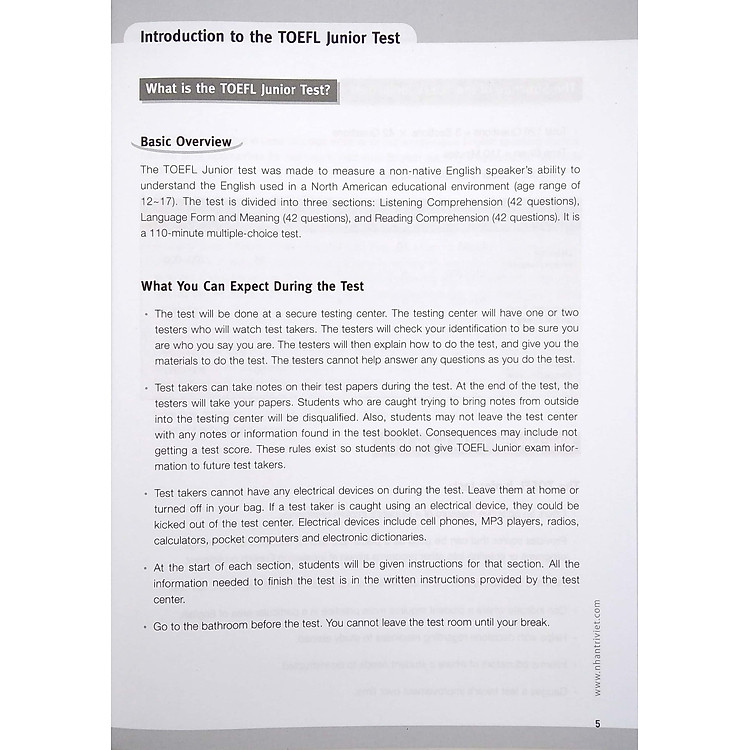 Master Toefl Junior Basic: Language Form & Meaning (Cefr Level A2) - Ảnh 4