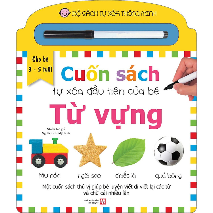 Cuốn Sách Tự Xóa Đầu Tiên Của Bé – Từ Vựng