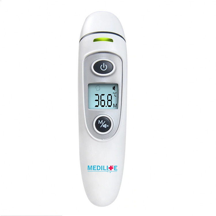 Nhiệt kế điện tử hồng ngoại đo tai và trán Medilife - IFR600