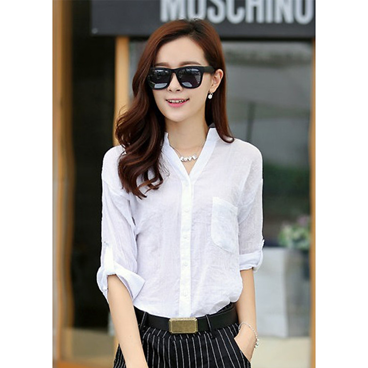 Áo nữ cổ v s172