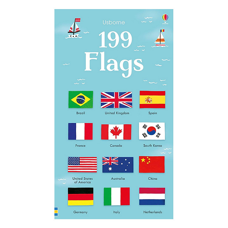 Sách Usborne 199 Flags