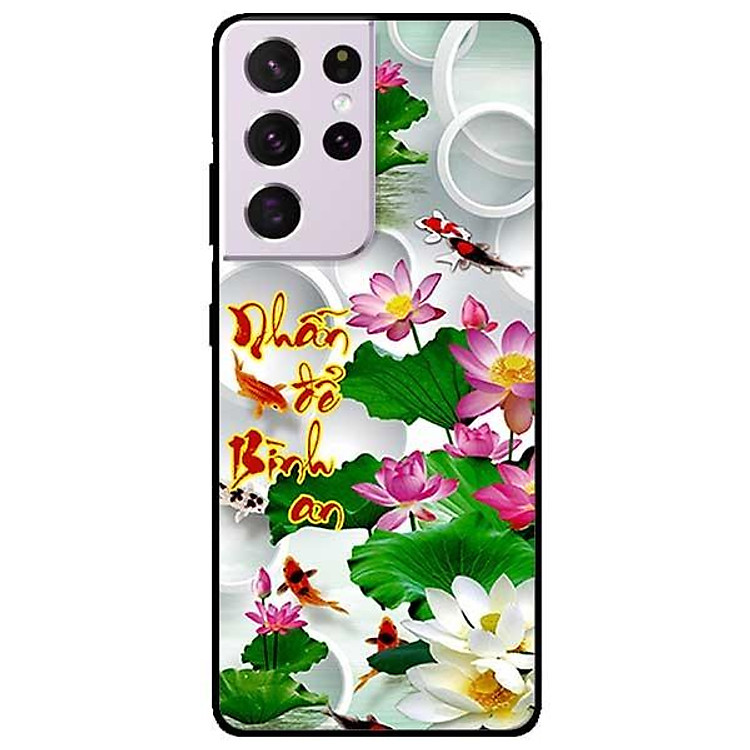 Ốp lưng dành cho Samsung Galaxy S21 - S21 Plus - S21 Ultra - mẫu Thư Pháp Nhẫn Bình Ann