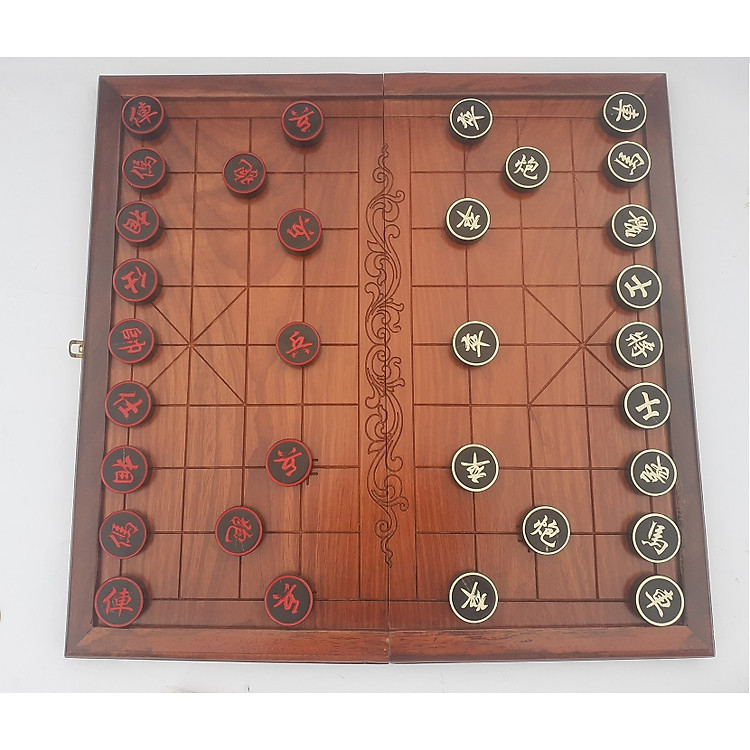 Mua tại Tiki: Cờ tướng gỗ gõ cao cấp 50x52cm Chính hãng Ưu đãi