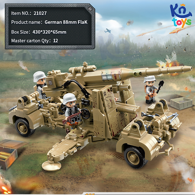 Đồ chơi xếp hình Qman 21027 - Phòng Không Chính hãng Tiết kiệm - Hình ảnh 2