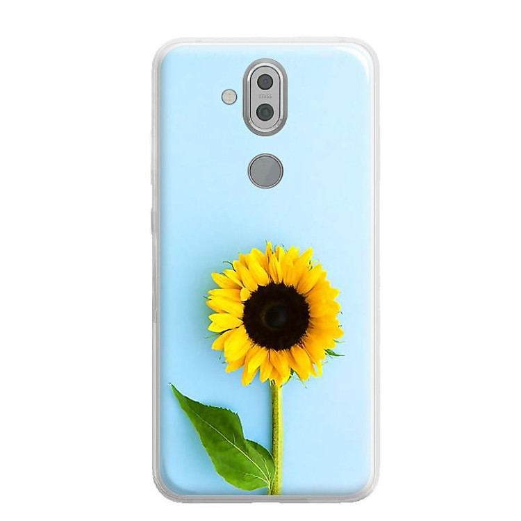 Ốp lưng dẻo cho Nokia 8.1 ( Nokia X7 2018) - 0325 SUNFLOWER05 - Hàng Chính Hãng