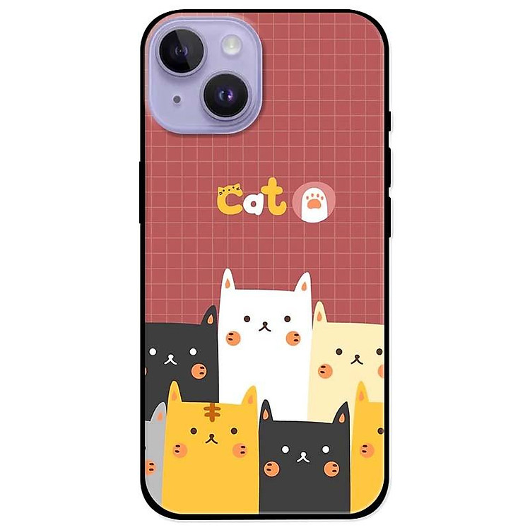 Ốp lưng dành cho Iphone 14 - Iphone 14 Plus - Iphone 14 Pro - Iphone 14 Pro Max - Mèo Nâu