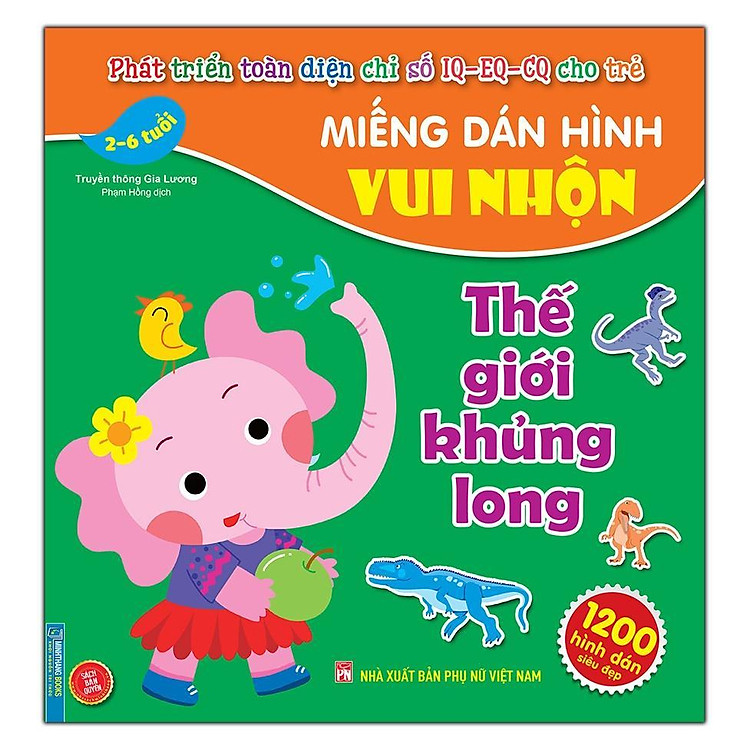Miếng Dán Hình Vui Nhộn - Thế Giới Khủng Long - Ảnh 2