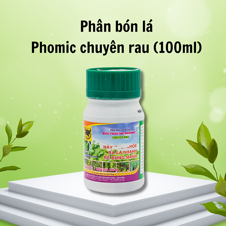 Phân bón lá cao cấp Đầu Trâu Bình Điền MK Phomic chuyên rau _ chai 100ml