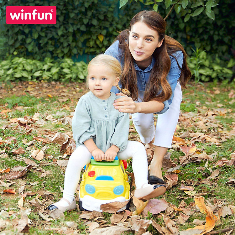 Mua Xe tải chòi chân Winfun 0864 kèm động vật Chính hãng Tiết kiệm - Hình ảnh 3