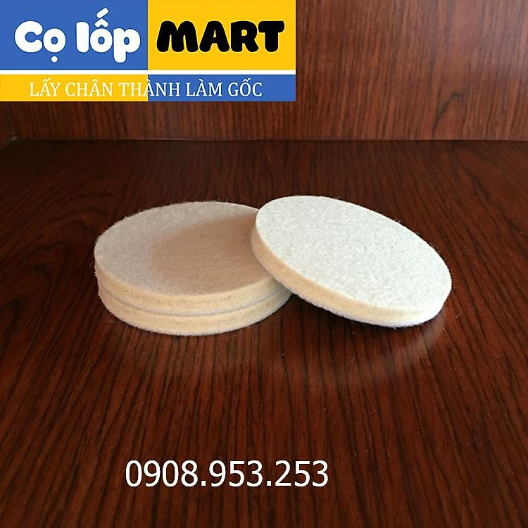 Phớt nỉ đánh bóng kính .