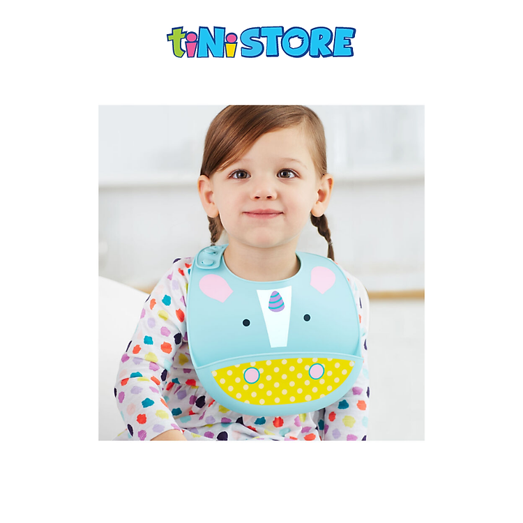 Mua Yếm ăn dặm silicone Zoo Skip Hop Chính hãng Tiết kiệm - Hình ảnh 5
