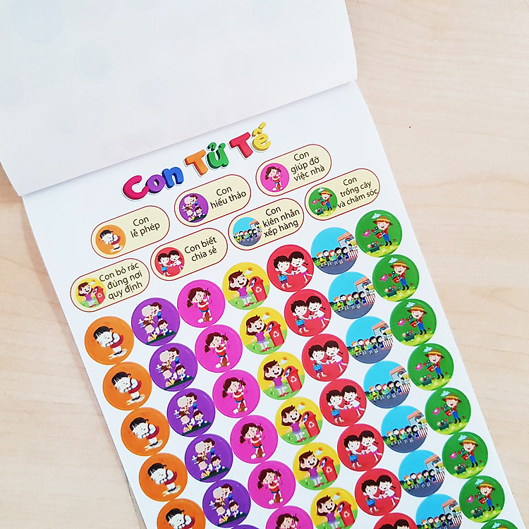 Sổ Tay STICKER (8 tờ) - Ảnh 4