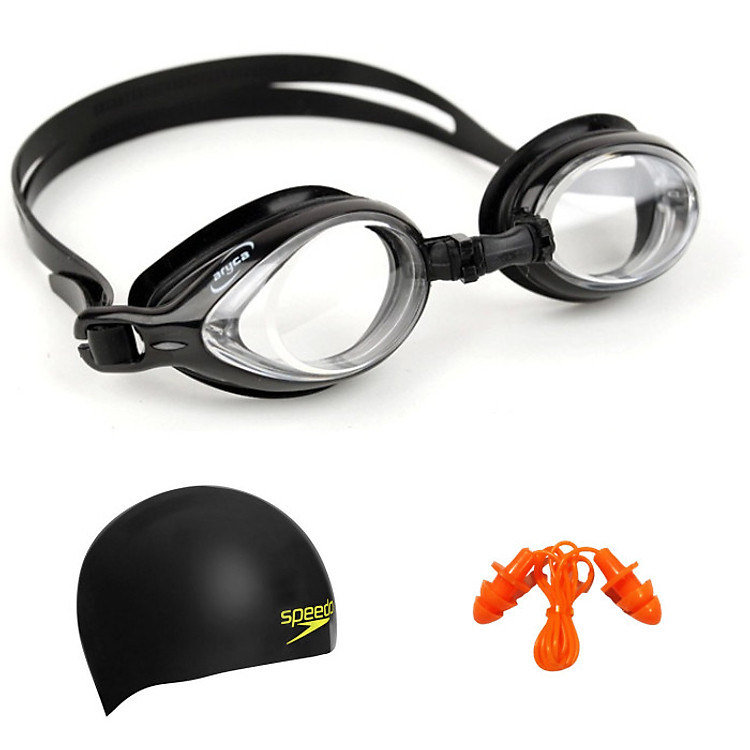 Kính Bơi Cao Cấp Yesure Aryca WG6, có khả năng chống tia UV cao, vành daai mũi Elastomer và pad mặt silicone chống tràn nước - Hàng chính hãng tặng kèm nón bơi và bịt tai Silicon ( giao màu ngẫu nhiên )