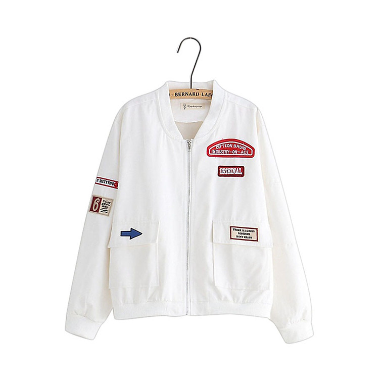 Áo Khoác Bomber Kaki Logo GAK595