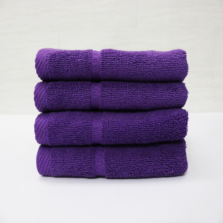 Khăn quấn tóc, khăn mặt SPA - 34x80 cm - màu tím