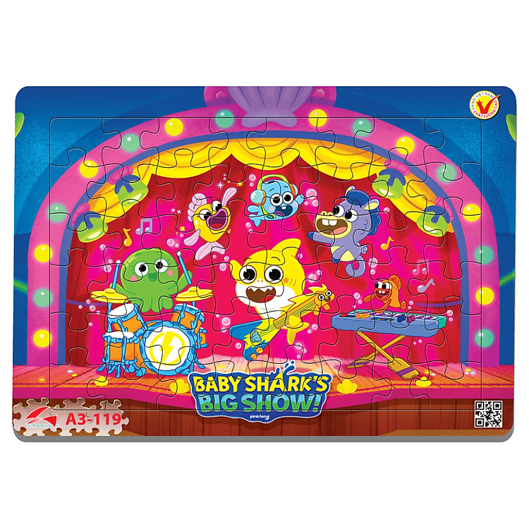 Tìm mua tại Avakids: Xếp Hình Bayby Shark 48 Mảnh - Ngập tràn khuyến mãi