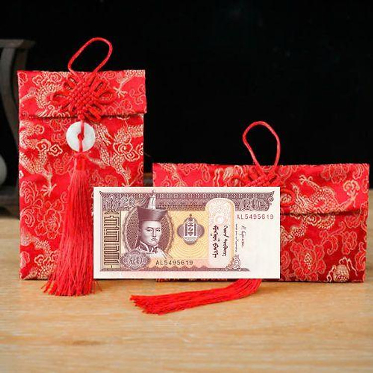 Túi Gấm Màu Hồng 20 Mông Cổ