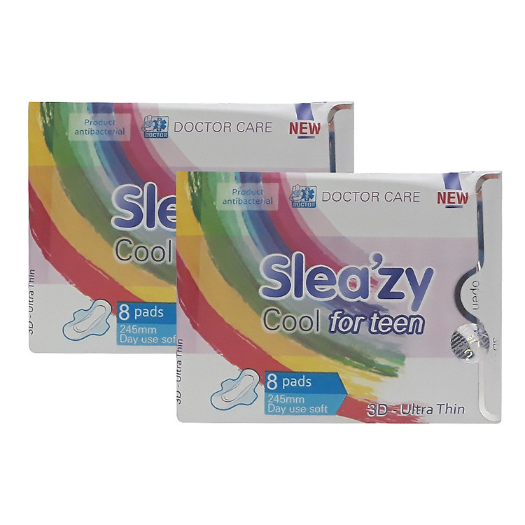 Combo 2 Băng Vệ Sinh Thảo Dược Doctor Care Slea'Zy Cool For Teen Ban Ngày