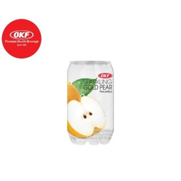 Nước ngọt có ga vị lê vàng (NƯỚC LÊ CÓ GA) OKF HÀN QUỐC 350ml