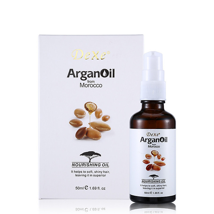 Tinh dầu dưỡng tóc bóng mượt, ngăn ngừa rụng tóc chiết xuất hạt Argan từ Morocco 50ml