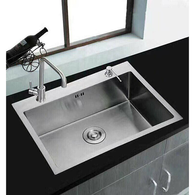Chậu Rửa Bát Inox Đúc 1 Hố