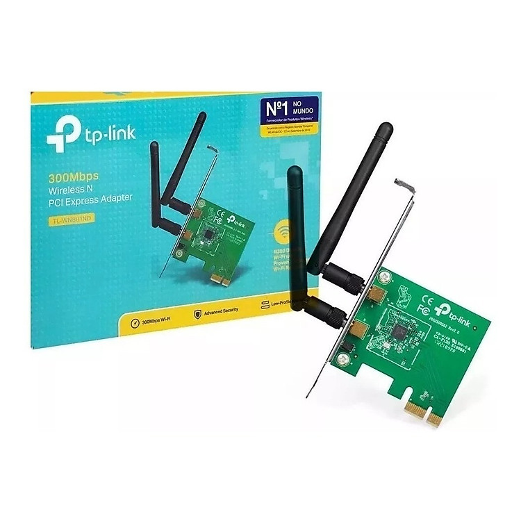 Cạc mạng không dây TP-Link TL-WN881ND 300Mbps - Hàng chính hãng