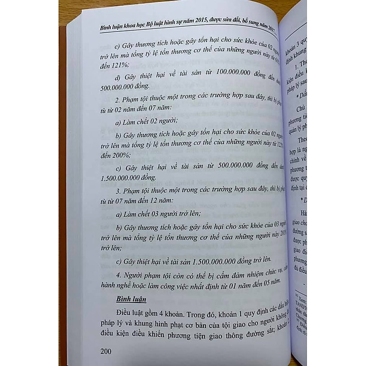 Bình luận khoa học bộ luật hình sự năm 2015 sửa đổi bổ sung năm 2017 (quyển 1 và 2) - Ảnh 5