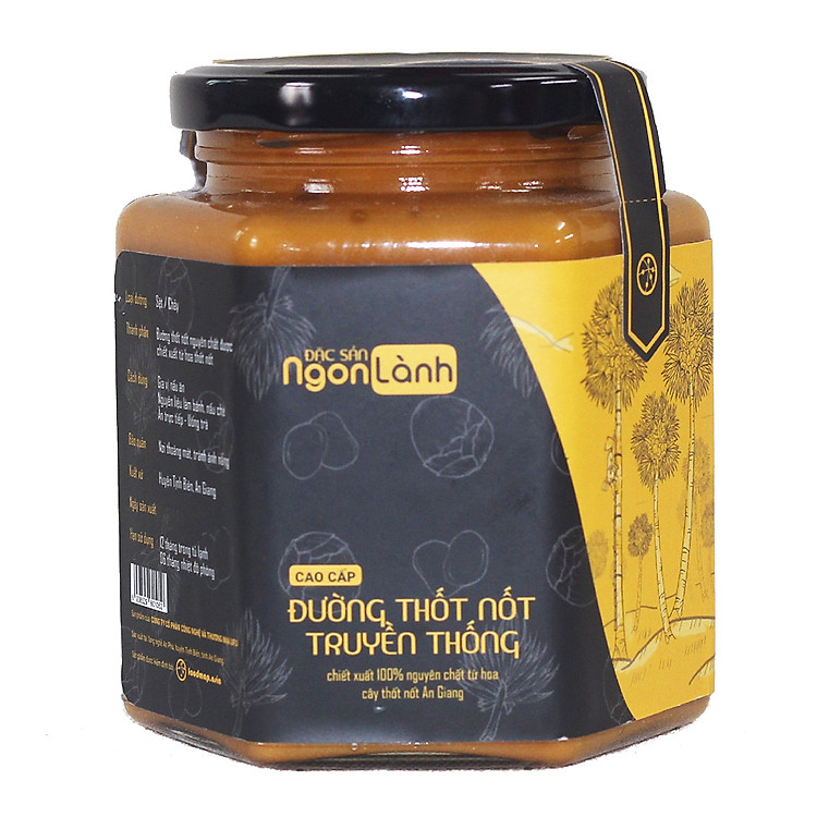 Đặc Sản An Giang - Đường Thốt Nốt Truyền Thống Nguyên Chất- Hủ 1kg - FoodMap