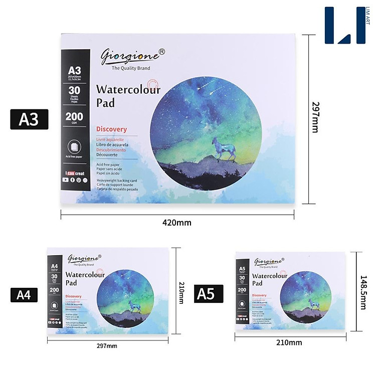 Sổ Vẽ A3/A4/A5 Giorgione