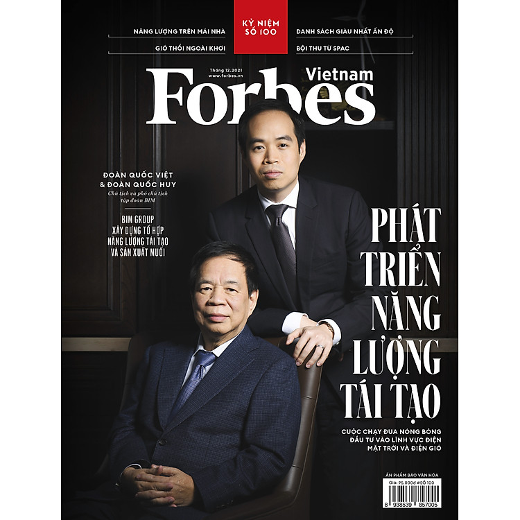 PHÁT TRIỂN NĂNG LƯƠNG TÁI TẠO - Tạp chí Forbes Việt Nam - Số 100 (Tháng 12.2021)