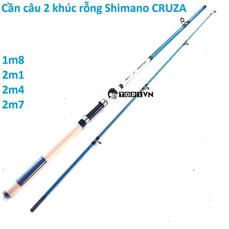 Cần câu 2 khúc rỗng Shimano CRUZA tải cá cao - Top1VN